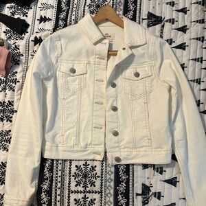 White denim jacket